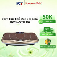 Máy Tập Thể Dục Tại Nhà ROWANTO K6,Massage Toàn Thân Body, máy rung giảm cân Có Điều Khiển Từ Xa, bảo hành 12 tháng