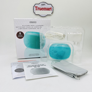 Máy tẩy da chết và massage cơ thể USA Silicone kháng khuẩn, công nghệ siêu âm HoMedics BDY-300