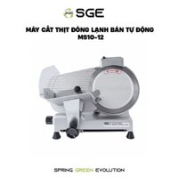 Máy Thái Cắt Thịt Công Nghiệp Đông Lạnh SGE MS12 Tốc Độ Cao Tiết Kiệm Điện Lưỡi Cắt Inox 304