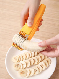 Máy thái chuối bằng thép không gỉ Xúc xích Ham Xúc xích Lát cắt nhỏ Xúc xích Ham Xúc xích Dưa chuột