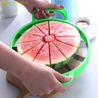 Máy thái dưa hấu LUNANOV, Máy cắt dưa cỡ lớn bằng thép không gỉ, Máy gọt vỏ chia an toàn nhanh chóng tại nhà
