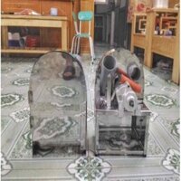 Máy Thái Hành Sả, Thái Lát Tỏi Quay Tay Chất Liệu INOX