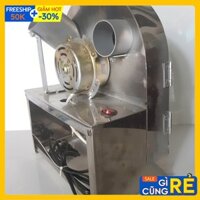 Máy thái hành tỏi inox chạy moter điện tặng 3 lưỡi phụ