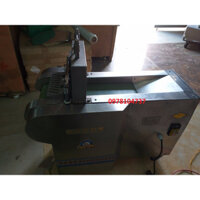 Máy thái hạt lựu da heo làm da heo chiên giòn, máy cắt hạt lựu da heo 30mm*30mm làm da heo cháy tỏi dạng băng tải JL660