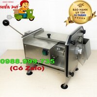 Máy thái hạt lựu dừa non làm chè, thái củ mã thầy, củ dền, cà rốt, hành tây thành hạt lựu
