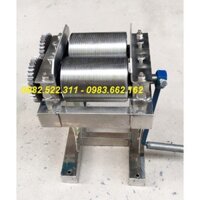 Máy thái lá chanh quay tay bằng inox