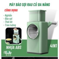 Máy Thái Lát , Bào Sợi, Xắt Lát Rau Củ Đa Năng Kèm 6 Lưỡi Dao Cắt - Thái Lát Bào Cắt Củ Quả