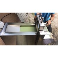 máy thái lát củ quả làm đồ chua, máy thái lát răng cưa đu đủ, cà rốt, củ cải, máy cắt rau lá củ quả dạng băng tải JL 660