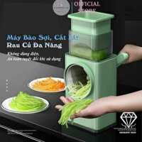 Máy thái lát nạo củ xay hạt bào sợi rau củ để bàn cầm tay đa năng kèm 6 lưỡi dao cắt XIAOMIMI D5.031