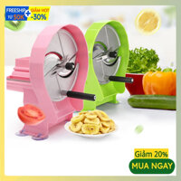 Máy thái lát rau củ quả quay tay có điều chỉnh độ dày mỏng 1 - 12mm