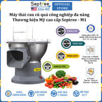 Máy thái rau củ quả công nghiệp, thái lát, thái sợi, thái hạt lựu, cắt khoai tây chiên Septree M1 - Bảo Hành 12 Tháng