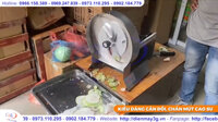 Máy thái rau củ quay tay kết hợp dùng điện