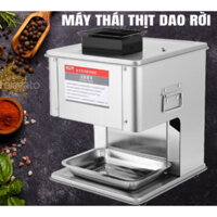 Máy Thái Sợi, Lát, Thái Hạt Lựu Giò Chả Xúc Xích Thịt Bì Da Heo Công Nghiệp. Kích Cỡ Nhỏ Gọn. Dễ Vệ Sinh.