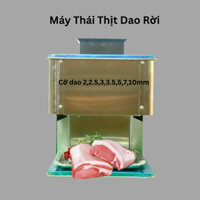 Máy thái thịt bò heo tươi sống ( Bộ dao tháo rời, thay thế đơn giản vệ sinh dễ dàng)