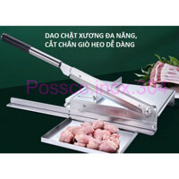 Máy thái thịt đông lạnh: dao chặt gà, Dao chặt xương sườn Chính Hãng - Lưỡi dao nguyên khối 48 Cm