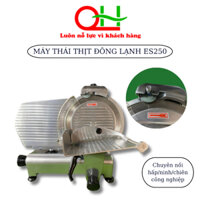 Máy thái thịt đông lạnh ES250, máy cắt thịt đông lạnh bán tự động inox điều chỉnh độ dày 1-12mm