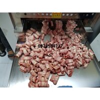 Máy thái thịt đông lạnh, máy bào lát thịt bò  dạng cuộn, Máy thái thịt cuộn BBQ, máy cắt thịt bò mỹ dạng cuộn 2 cuộn