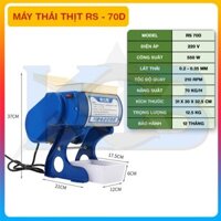 Máy thái thịt RS-70D KCB, hỗ trợ thái thịt làm nem tai nem thính lưỡi dao loại 2mm