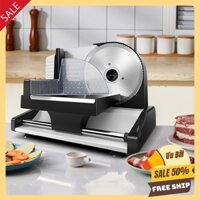 Máy Thái Thịt Sống, Chín Giò Chả, Thực Phẩm Đa Năng Điều Chỉnh Độ Dày 0.5-15mm