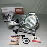 Máy thái thịt tươi sống, thịt chín 250ES-10 inch công suất lớn 320W| Máy cắt thịt đông lạnh bán tự động inox