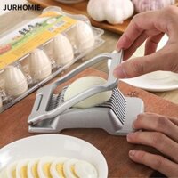 Máy thái trứng JURHOMIE, Máy cắt trứng thủ công bằng hợp kim nhôm, Tiện ích nhà bếp Trứng luộc Máy cắt dâu đa chức năng hạng nặng Trái cây