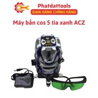 Máy thăng bằng Laser 5 tia xanh ACZ-Máy cân mực laser-Kèm chân 1m2