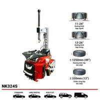 Máy tháo vỏ xe, máy ra vào lốp ô tô, xe tải, du lịch NK NK324S