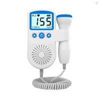 Máy theo dõi nhịp tim Doppler cho thai nhi dành cho bà bầu 50-230BPM Phạm vi đo 3 MHz Máy dò nhịp tim tiêu điểm với màn hình LCD Kích thước bỏ túi