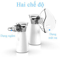 Máy Thở Khí Dung Xông Mũi Họng Nebulizer Cho Trẻ Em Và Người Lớn Giúp Vệ Sinh Mũi Họng - Thiết Kế Nhỏ Gọn