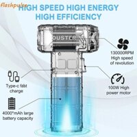 Máy thổi bạo lực FLASHPULSE, Máy thổi bụi làm sạch máy ảnh Máy thổi khí Mini, cầm tay 130000Bàn phím máy tính RPM Turbo Jet Fan Duct Quạt công nghiệp