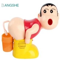Máy thổi bong bóng xà phòng điện trẻ em BANGSHE, Máy thổi bong bóng bay hoạt hình Crayon Shin-chan, Âm nhạc điện bằng nhựa nhẹ Nhạc vui nhộn Đồ chơi đùa Đồ chơi tắm cho bé