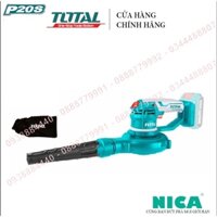 Máy thổi bụi dùng Pin 20V TOTAL TABLI2001 ba tốc độ (Không kèm pin, sạc) Máy thổi bụi cầm tay lượng thổi tối đa 2.5m3/ph
