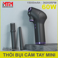 Máy thổi bụi mini 60W 15000mAh