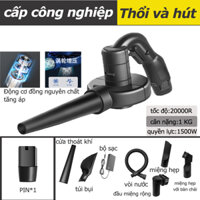 Máy thổi bụi,Thổi bụi mini cầm tay 1500w,Máy thổi hút bụi 2 chiều - Mô tơ 100% dây đồng
