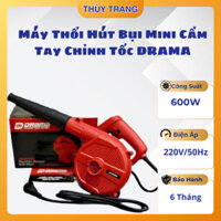 Máy Thổi Hút Bụi Mini Cầm Tay Chỉnh Tốc DRAMA D6055 600W - Mô Tơ Dây Đồng Siêu Khỏe - 6 Cấp Tốc Độ