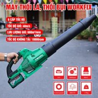 Máy thổi lá pin Công Suất Lớn WORKFIX WF-TL680M, bh chính hãng, Lõi Đồng