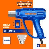 Máy thổi nhiệt thổi hơi nóng đa năng công suất 1800W WADFOW WHG1514 - Súng khò nhiệt - Hai chế độ nhiệt - Kèm vòi thổi