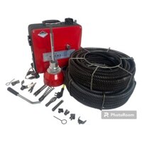 Máy thông cống lò xo GQ150-1800W, Chuyên thông cống, kèm 3 cuộn dây