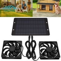 Máy thông gió Mini C # 12V 10W IP65 Quạt điều khiển năng lượng mặt trời chống nước Máy hút không khí im lặng [jennie1.vn]
