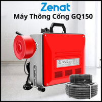 Máy Thông Tắc Cống Lò Xo GQ150 Công Xuất 2200W Phù Hợp Cho Gia Đình Tự Động Đẩy Lò Xo Ra Vào Đường Ống Bảo Hành 12 Tháng