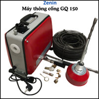Máy Thông Tắc Cống Lò Xo GQ150 Công Xuất 3000W Phù Hợp Cho Gia Đình Tự Động Đẩy Lò Xo Ra Vào Đường Ống Bảo Hành 12 Tháng
