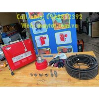 Máy thông tắc lò xo sử dụng gia đình công suất lớn 1800W... model GQ150 dùng dây phi 16