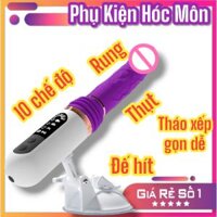 Máy Thủ Dâm Tự Động YXZ-2 – 10 Chế Độ, Chống Nước, Sạc USB, Đế Hít & Dương Vật Tháo Rời