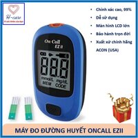 Máy thử đường huyết dụng cụ đo tiểu đường nhanh chính xác OnCall EZII hãng Acon USA [TBYT H-Care] [bonus]
