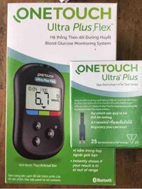 Máy thử đường huyết Onetouch Ultra plus Flex + 25 que + 10 kim