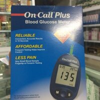 Máy thử tiểu đường On Call Plus Mỹ ( 1 máy, 1 bút, hộp 25 que lấy máu)