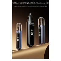 Máy tỉa lông mũi điện có thể sạc lại, máy cạo lông mũi, dụng cụ làm sạch, máy cạo lông nam