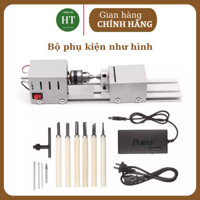 Máy tiện gỗ  FREESHIP  Máy tiện gỗ mini hợp kim nhôm và acrylic