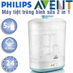 Máy tiệt trùng bình sữa Philips Avent 2 in 1 SCF922/03