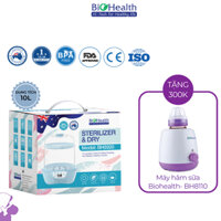 Máy Tiệt Trùng Biohealth, Máy Tiệt Trùng Sấy Khô Đồ Dùng Cho Bé Khử Sạch Vi Khuẩn BH8920